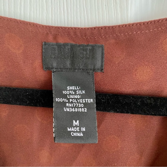 Anna Sui Size Medium Vintage Inspired Wrap Tank - Picture 4 of 9